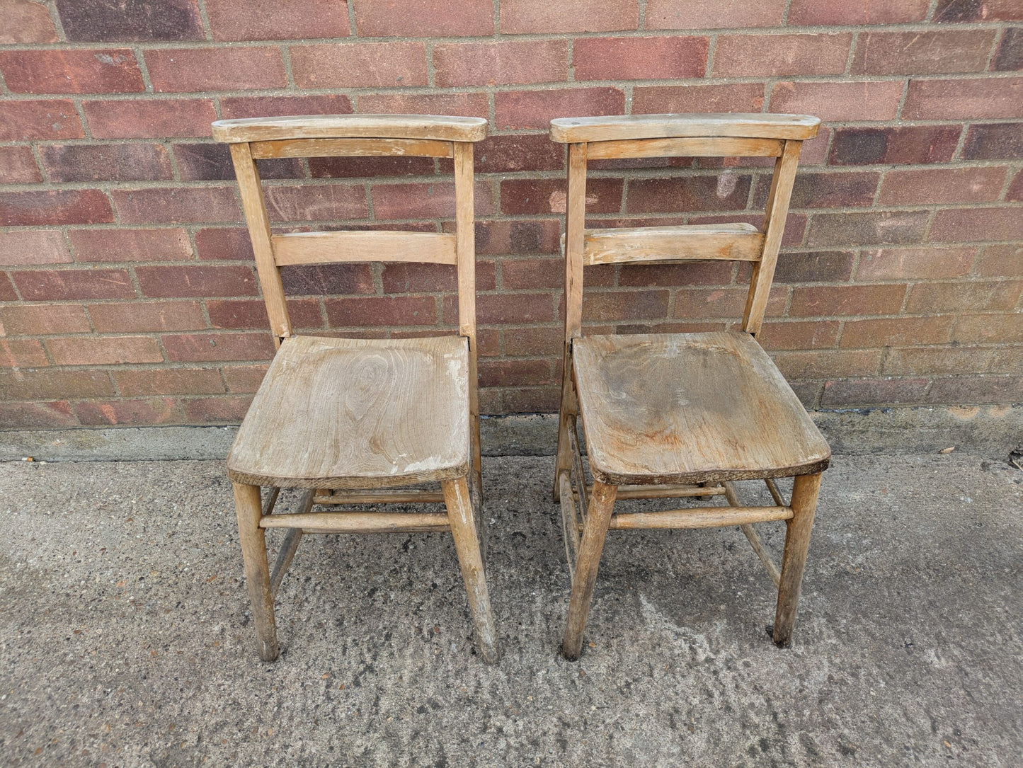 Pair of Church Style Chairs