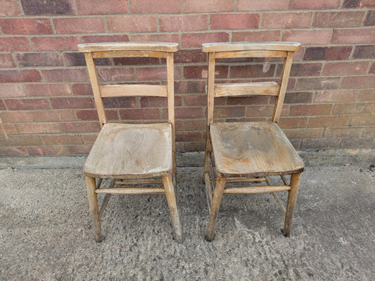 Pair of Church Style Chairs