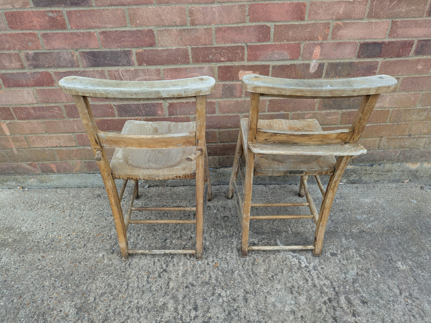 Pair of Church Style Chairs