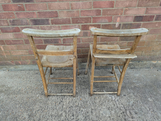 Pair of Church Style Chairs